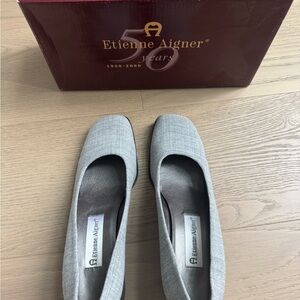 Etienne Aigner Women's Gray Flats